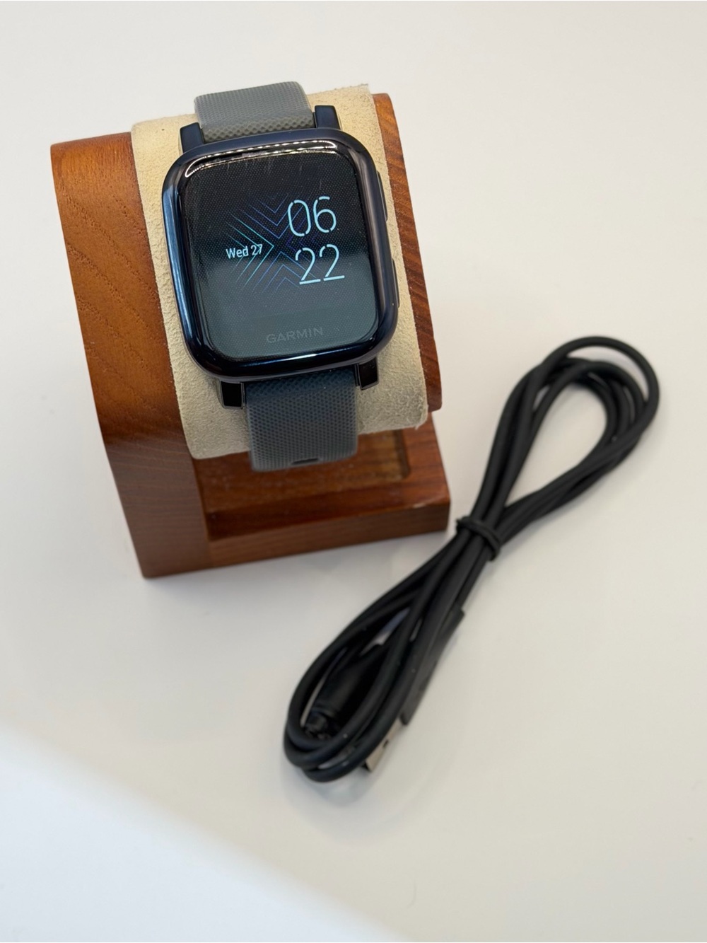 Garmin Venu SQ, Tested, Excellent, Charger Included, Gray/black, Case Protector